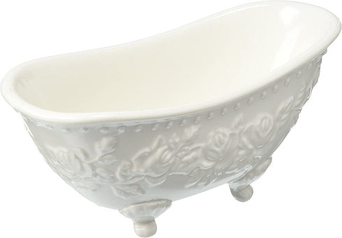 Abbott Collection Bathtub Soap Dish, White