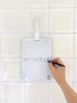 Shower Thoughts Board—Shower Whiteboard | Waterproof White Board | Writing on The Bathroom Wall | Shower Notes, Shower Notepad, Goal Board, Shower Pad, Love Notes—by ShowerThoughts Co.