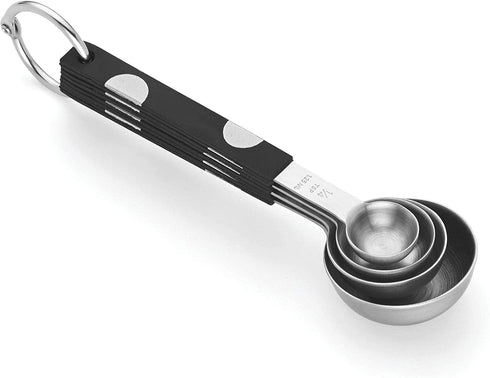 Kate Spade Deco Dot Metal 4-Piece Measuring Spoon Set