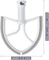 5QT Flex Edge Beater for KitchenAid Bowl-Lift Stand Mixer,5 Quart Flat Beater Paddle Replacement Asseccories Attachments with Flexible Silicone Edge Bowl Scraper