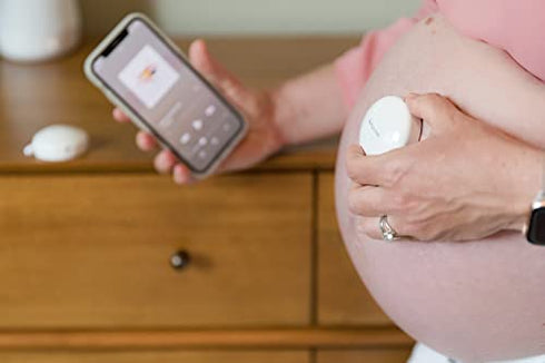 Bellytunes Prenatal Pregnancy Earbuds Adapter System for iOS & Samsung Devices | Turns Ear Bud Into Baby Bump | Belly Speakers | Pregnancy Headphones (Bellytunes Lite)