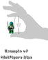 LEGO Minecraft Minifigure - Fox ?? Animal with Side Display