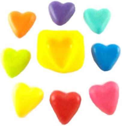 Flexible Molds - Leaf, Rose, Heart, Bell (4 cavity) - Cream Cheese Mint Molds - Candy Melts - Fondant - Caramels - Soft Candy Molds