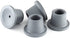 Uenhoy 4 Pcs Replacement Rubber Feet for Shower Chair, Shower Bench, Shower Seat Non Slip Rubber Tips (1", Grey)