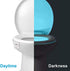 HeyMate Rechargeable Motion Sensor LED Bowl Light for Toilet Seat - 8-Color Changing Night Light with USB Cable Pack of 2