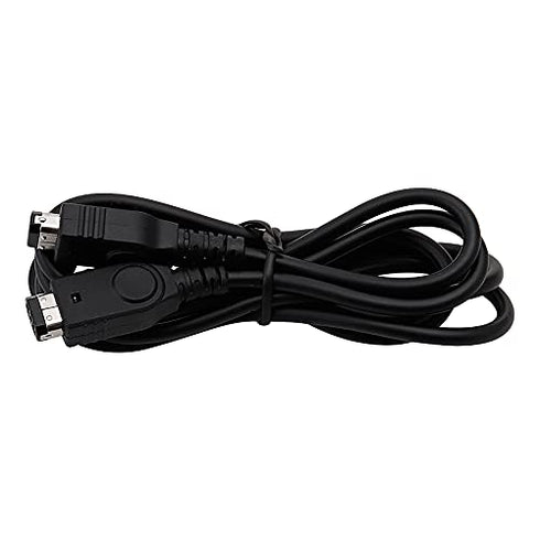 GBA SP Link Cable, 2 Player Game Link Cable Compatible with Nintendo Gameboy Advance SP/Gameboy Advance, 3.9Ft Black
