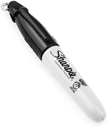 Sharpie Mini Permanent Marker - Bullet Tip - Fine Point - Black - Pack of 6