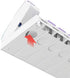 EZY DOSE Weekly (7-Day) AM/PM Pill Organizer, Vitamin and Medicine Box, Large Pop-out Compartments, 2 Times a Day, Blue and Purple Lids