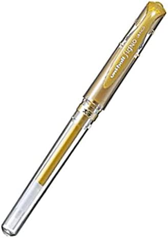 Uni Ball Signo Gel Ink Pens -Medium Point 1.0mm-Gold Ink-value Set of 5