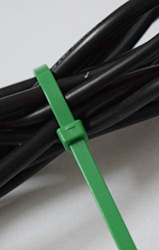 12" Heavy Duty Self Locking Nylon Cable Zip Ties,100 Pcs (Green)