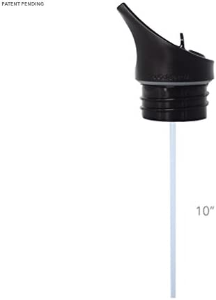 Coldest Standard Size Mouth Hydro Sports Straw Cap Flip Top Lid - Multi-Compatible with Standard Flask Mouth Size Stainless Steel Water Bottles 1.0