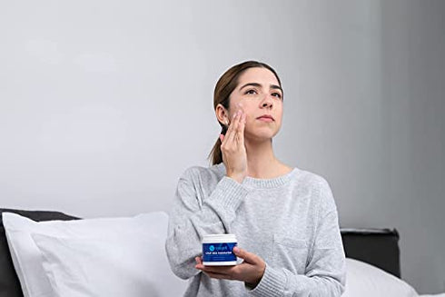 CPAP Skin Moisturizer by Snugell™ | Daily Face Cream with Aloe Vera and Vitamin A & E | Petroleum-Free | Fragrance-Free | Non-Greasy | Specially Designed for CPAP Users | 4 Fl. Oz.