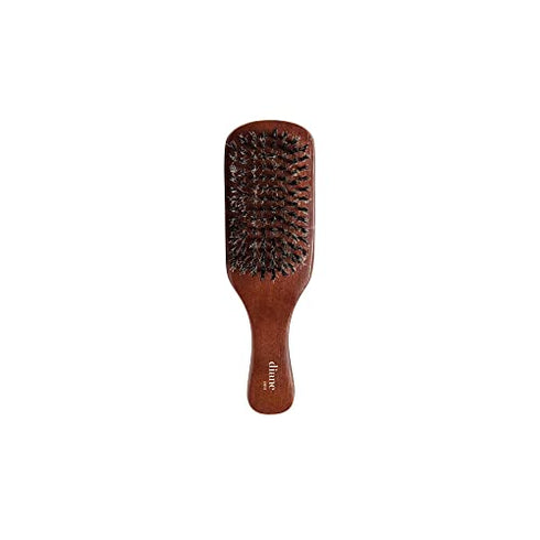 Diane Premium Boar Bristle Brush for Men – Double Sided, Medium and Firm Bristles for Thick Coarse Hair – Use for Smoothing, Wave Styles, Soft on Scalp, Club Handle, D8115