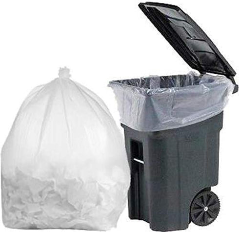 PlasticMill 100 Gallon Contractor Bag: Clear, 3 Mil, 67x79, 1 Bag (Sample).