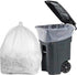 PlasticMill 100 Gallon Contractor Bag: Clear, 3 Mil, 67x79, 1 Bag (Sample).