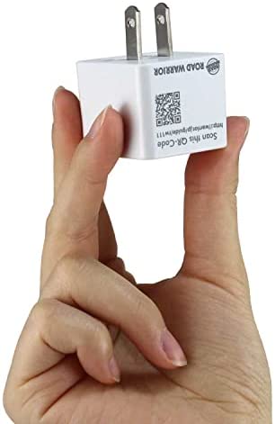 ROAD WARRIOR US Plug Adapter - Europe/UK/China/Australia/India to American Outlet, Does Not Convert Voltage RW111WH