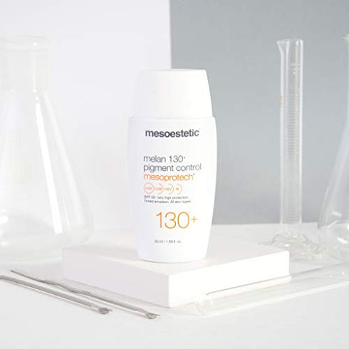 Mesoestetic Mesoprotech Melan SPF 130+ Pigment Control-Protects Skin against UVB, UVA, HEV, IR-Facial Sunblock