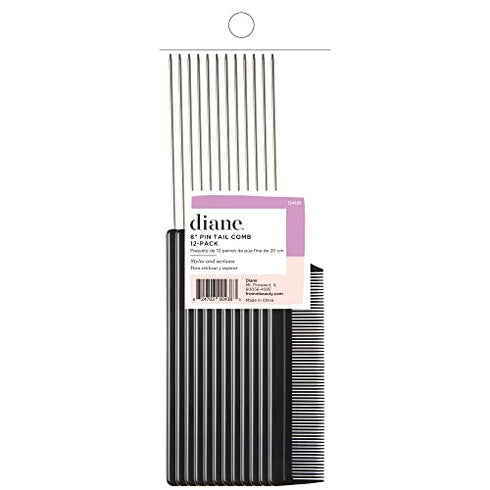 Diane D4101 Pin Tail Combs - 12 Count (Pack of 1)