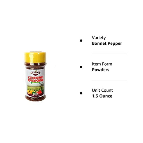 Shavuot Jamaican Scotch Bonnet Pepper Powder 1.3oz (Pack of 1)