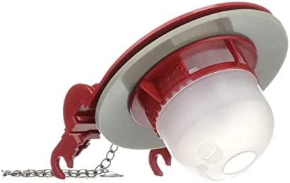 Fluidmaster 5403 Water-Saving Long Life Toilet Flapper for 3-Inch Flush Valves, Adjustable Solid Frame Design, Easy Install (Red)