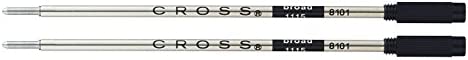 Cross Ballpoint Pen Refill - Black - Broad - Dual Pack
