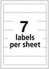Avery File Folder Labels on 4" x 6" Sheets, Easy Peel, White/Green, Print or Write, 2/3" x 3-7/16", 252 Labels (5203)