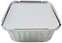 50-Pack Heavy Duty Disposable Aluminum Oblong Foil Pans with Lid Covers | 100% Recyclable Tin Food Storage Tray | Extra-Sturdy Containers for Cooking, Baking, Meal Prep, Takeout 1 LB 5 x 4 x 2