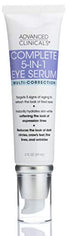 Advanced Clinicals 5-in-1 Multi Correction Anti-Aging Eye Serum Lotion W/ Retinol, Collagen, Vitamin C, & Manuka Honey. Reduces Appearance Of Dark Circles, Wrinkles, Crow's Feet & Fine Lines, 2 Fl Oz