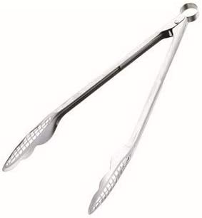 Cuisipro Stainless Steel Narrow Grill/Fry Tongs, 12-1/2-Inch