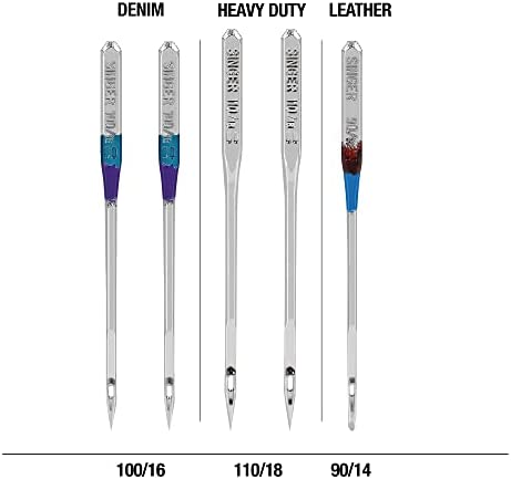 SINGER 04801 Universal Heavy Duty Sewing Machine Needles, 5-Count