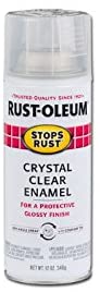 Rust-Oleum 7701830 Stops Rust Spray Paint, 12-Ounce, Gloss Crystal Clear