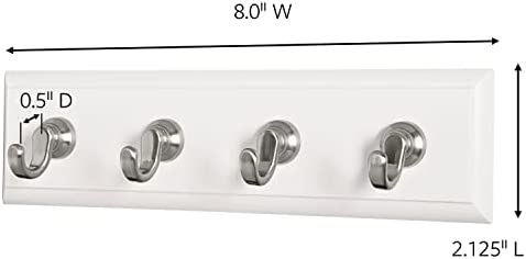 Command HOM-18Q-ES Key Rail, 2 Pack, Quartz