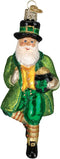 Old World Christmas Irish Santa Glass Blown Ornaments for Christmas Tree