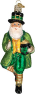 Old World Christmas Irish Santa Glass Blown Ornaments for Christmas Tree
