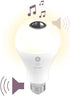 GE LED+ Speaker Light Bulb, Soft White, Bluetooth Speaker, No App or Wi-Fi Required, Remote Included, A21 Light Bulb (1 Pack)