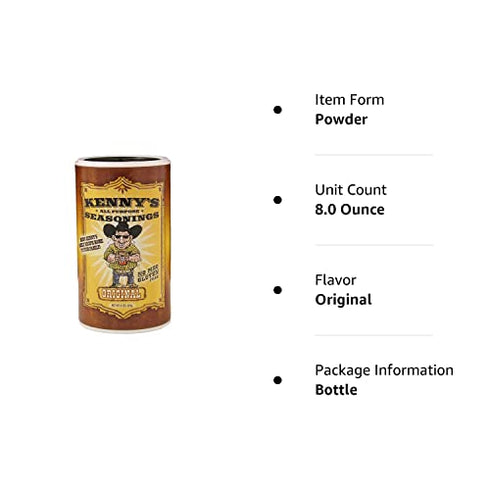 Kenny's All Purpose Seasonings Original 8 ounce
