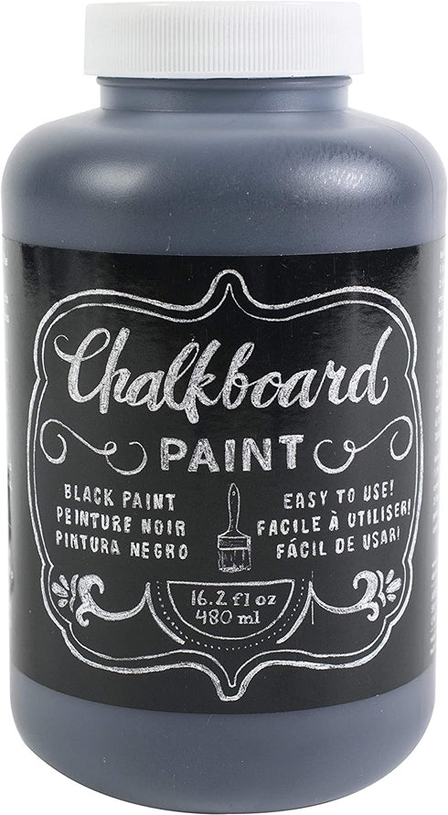 DIY Shop Chalkboard Paint by American Crafts | 16.2 ounces, Black (366867)
