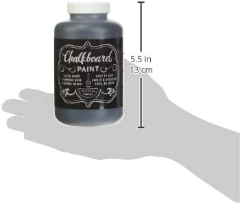 DIY Shop Chalkboard Paint by American Crafts | 16.2 ounces, Black (366867)