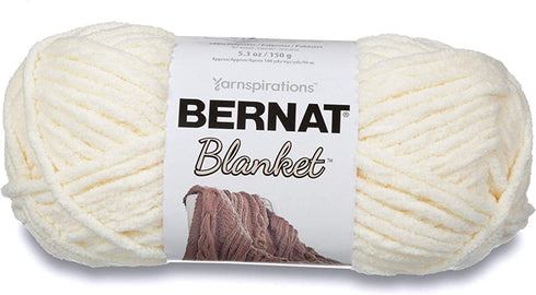 Bernat 16111010006 Blanket Yarn, 10.5 Ounce, Vintage White