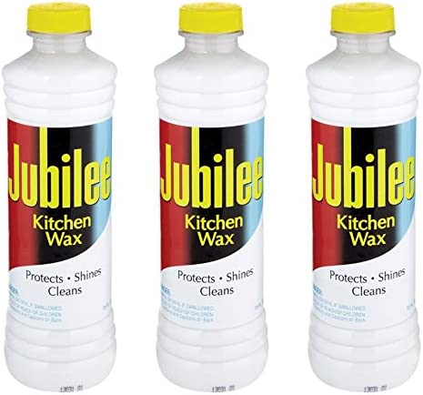 Jubilee Kitchen Cleaning Wax - For Appliances, Surfaces & Bathroom 15 oz - Pack of 3