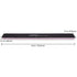 10pcs - PANA Jumbo Double-Sided Emery Nail File for Manicure, Pedicure, Natural, and Acrylic Nails - Black (Grit 60/60)