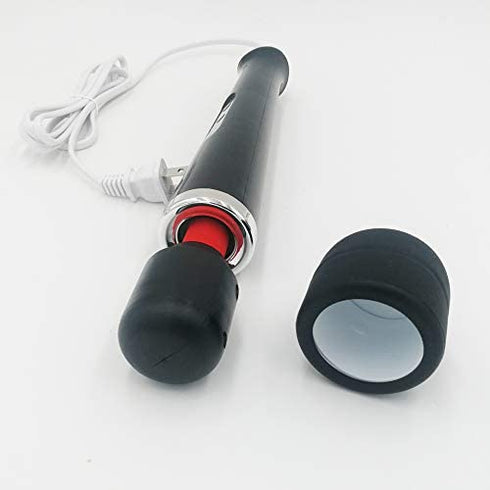 AEVEONE Wired Powerful Handheld Electric Back Massager, Strong Personal Vibration Massage for Sports Recovery, Muscle Aches, Body Pain (Black-US)