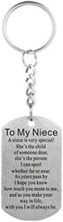 FALOGIJE to My Niece Pendant Necklace Jewelry Encouragement Gift from Aunt Uncle