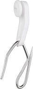 Bluecell 50 Sets Traverse Rod Slides and Curtain Hooks for Window Curtain Door Curtain