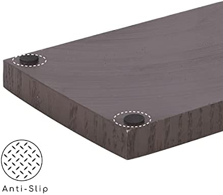 LKKL Vanity Tray for Bathroom, Kitchen Sink Tray, Jewelry Organizer for Candle Soap Perfume Cosmetic, Countertop Dresser Decorative Tray, Resin Bathroom Tray Toilet Tank Storage Tray, Wood Grain 11"