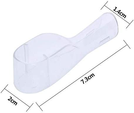 Travel Electric Toothbrush Heads Cover Plastic Protective Cap Case Compatible with Oral-B Long Dual-Heads Replacement Tooth Brush Heads(6 Pack) Clear