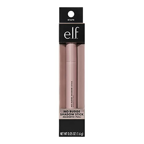 e.l.f. No Budge Shadow Stick, Longwear, Smudge-Proof Eyeshadow, Twist-up Design & Built-in Sharpener, Vegan & Cruelty-Free, Magnetic Pull, 0.056 Oz