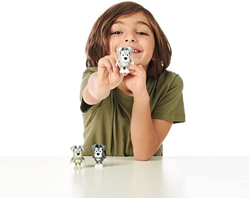 Bluey Figure School Friends Theme Pack: The Terriers, 2.5 inch Figures with Accessories
