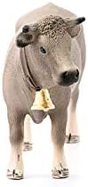 Schleich Farm World, Animal Figurine, Farm Toys for Boys and Girls 3-8 Years Old, Braunvieh Cow