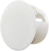 Murtenze 30 Pcs 13mm (1/2") White Hole Plugs, Plastic Flush Type Panel Plugs Fastener Cover, Round Plastic Snap in Locking Tubing Plug for Kitchen Cabinet Furniture